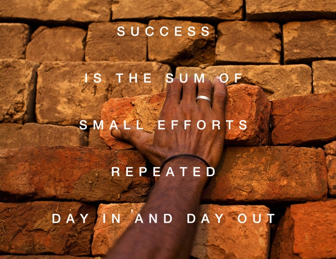 success repetition quote photo