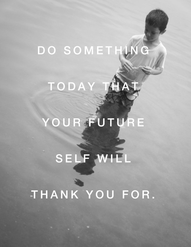 your future self quote photo