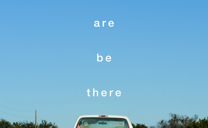 Be Present quote photo truck dog